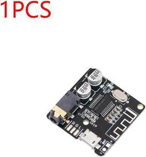 Bluetooth-compatible Audio Receiver Board BT5.0 MP3 Car Speaker Amplifier 3.7-5V Lossless Decoder Board Wireless Stereo Music(1PCS Black)