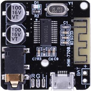 Bluetooth-compatible 5.0 Stereo Music Module WAV+APE+FLAC+MP3 MP3 Decoding Module Lossless Car Speaker Amplifier Modification