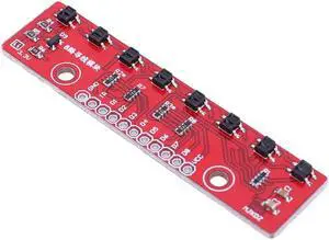 3.3V-5V Tracking Sensor Module 8 Channel Line Follower Infrared Detection Sensor PCB Hunt Module for Laboratories/Robot