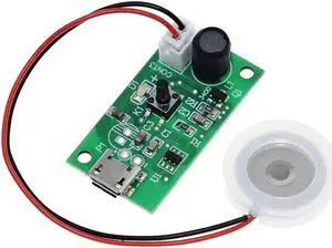 DC 5V USB Mini Humidifier DIY Kits Mist Maker and Driver Circuit Board Mini Oscillating Fogger Atomization Film Atomizer Sheet(Kit)