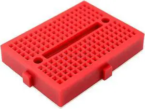 SYB-170 Mini Solderless Prototype Breadboard 170 Holes PCB Bread Board 35x47mm for Small DIY Kits(Red)