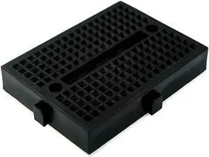 SYB-170 Mini Solderless Prototype Breadboard 170 Holes PCB Bread Board 35x47mm for Small DIY Kits(Black)