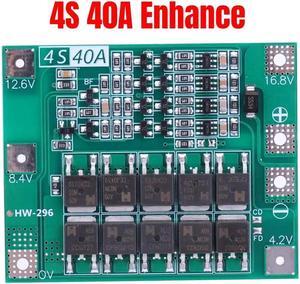4S BMS Balance 11.1V 12.6V/14.8V 16.8V Li-ion Lithium Battery Charger Protection Board 40A Enhance
