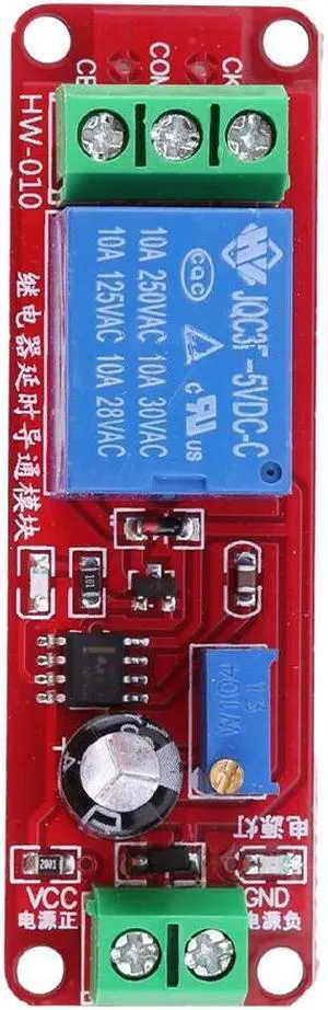 NE555 Monostable Switch Delay Board 5 Delay Timer Switch Adjustable Module Pulse Generation Duty Cycle Electronic Components