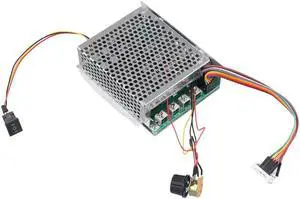 Motor Driver Controller Board DC 10-55V DC Motor Drive Controller Module 100A 12V 24V 48V Forward/Reverse Electronic Components(External Case)