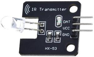 IR Transmitter and Receiver Sensor Kit Digital 38khz IR Transceiver Module 5V for Arduino Electronic Building Block(1pcs Transmit Module)