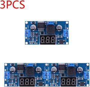 LM2596 DC-DC Step-Down Module Input 25V-40V Output 1.25V-37V Electronic Voltage Stabilizer 3A Buck Converter With Displa(3PCS)