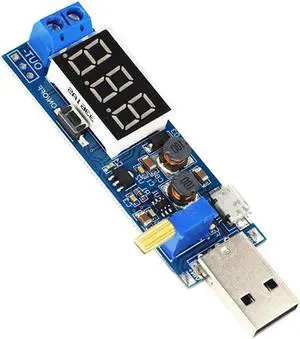 DC-DC 5V to 3.3V 9V 12V 24V USB Step UP/Down Power Supply Module Support Low Power Mode USB Boost/Buck Power Supply Module