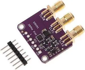 DC 3V-5V Si5351 I2C Clock Generator Breakout Board Module Signal Generator Clock 8KHz-160MHz