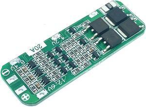 3S 20A Li-ion Lithium Battery 18650 Charger PCB BMS Protection Board For Drill Motor 12.6V Lipo Cell Module 64x20x3.4mm