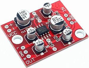 DC 5V-15V 12V AD828 Stereo Preamp Power Amplifier Board Preamplifier Module