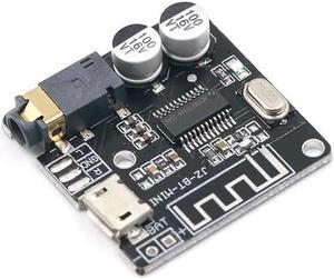Bluetooth Audio Receiver Board Bluetooth 5.0 MP3 Lossless Decoder Board Wireless Stereo Music Module 3.7-5V XY-BT-Mini(Black)