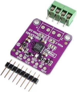 MAX31865 PT100 to PT1000 RTD-to-Digital Converter Board Temperature Thermocouple Sensor Amplifier Module 3.3V/5V