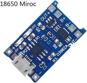 1PCS IT 5V 1A 18650 Micro Lithium Battery Charging Board Charger Module+Protection Dual Functions TP4056 18650(18650 Micro)