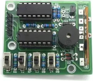 16 Music Sound Box BOX-16 Board 16-Tone Electronic Module DIY Kit Parts Components Soldering Practice Learning Kits