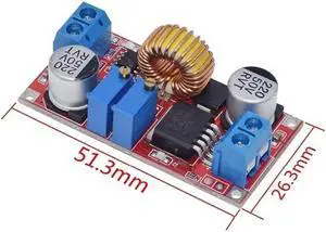 5A Dc Naar Dc Cc Cv Lithium Batterij Step Down Opladen Board Led Power Converter Lithium Charger Step Down module