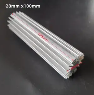 28x100mm Aluminium Heat Sink for 20W 30W 50W 100W High Power COB LED Light