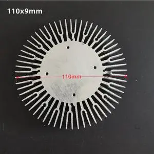 110x9mm Aluminium Heat Sink for 20W 30W 50W 100W High Power COB LED Light