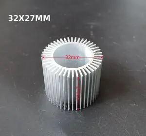 32x27mm Aluminium Heat Sink for 20W 30W 50W 100W High Power COB LED Light