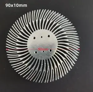 90x10mm Aluminium Heat Sink for 20W 30W 50W 100W High Power COB LED Light
