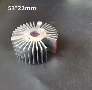 53x22mm Aluminium Heat Sink for 20W 30W 50W 100W High Power COB LED Light