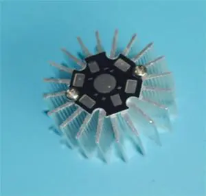 5PCS LED Heatsink Radiator Aluminum 1W 3W Heat Sink Radiator for Household Lamp Radiator Replaceable 36mmX10mm