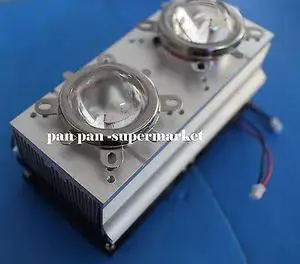 120 degree 12V Led Heatsink Fan + Glass Lens for 20W 30W 50W 100W High Power Led 120 degree 12V Led Heatsink Fan + Glass Lens for 20W 30W 50W 100W High Power Led