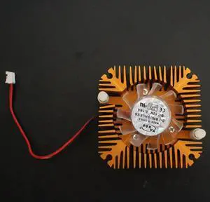 1pcs Aluminum Heatsink with fan for 5W/10W LED light Cooling Cooler DC12V