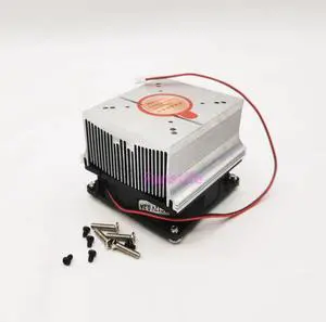 20W 30W 50W 100W High Power Led Aluminum Heatsink Dissipation Radiator with 12V Cooling Fan