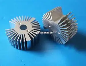 2pcs 53*22mm Round Oxidation Sunflower Aluminum Heatsink for 1W/3W/5W LED Lamp 2pcs 53*22mm Round Oxidation Sunflower Aluminum Heatsink for 1W/3W/5W LED Lamp