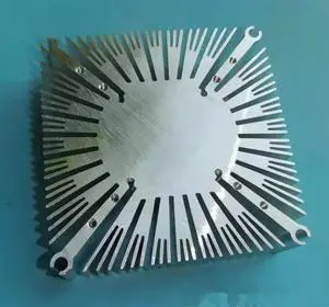97x20mm Square LED Heatsink Radiator Aluminum 50W Heat Sink Radiator for 50W High led chip cooling work(only Heatsink)