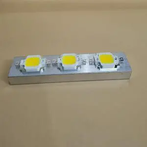 Hot Aluminum Heatsink Cooling Pad For High Power LED IC Chip Cooler Radiator Heat Sink for LED COB Light 100*25*10MM
