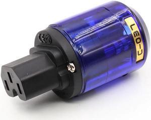 2pcs C037 Rhodium Plated IEC Female Plug HIFI IEC Connector