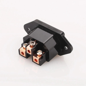5x Platinum Plated EU Power Plug + IEC Connector – DIY Power Cable Parts