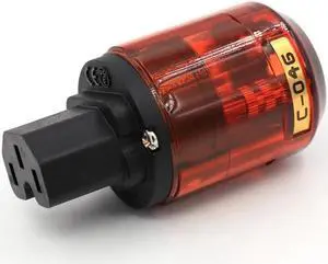 10pcs C-046 IEC connector power plug with DIY power cable