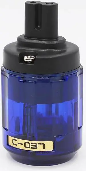 2pcs Rhodium Figure 8 C7 Power Plug hifi Audio speaker amplifier Electrical AC Power cord IEC Plug socket connector(2pcs- C037)