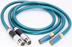 1 pair Hifi Ortofon 8N XLR male to RCA Male Cable High Purity OCC Hifi 2 Rca to 2 Xlr Cable Length: (0.5m)(rca to xlr female)