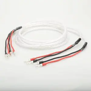 Audiophile Hi-end hifi Audio Banana Plug AMP Speaker Cable wire 3mm2 Banana Speaker Cable Wire Length: 2.5m