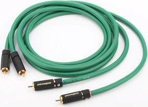 2328 Audio Cable HIFI RCA Cable 6N OFC Gold plated RCA Male to Male plug Audio Cable Length:0.5m