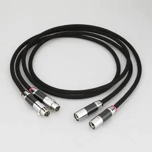 HI-End A10 HIFI Silver Plating XLR Plug interconnect audio cable Length:(1m)