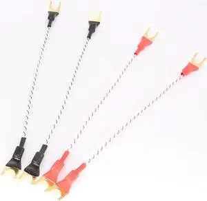 Hi-End audio Set/4pcs speaker cable jumper cable audio jumper cable audio speaker jumper cable 15cm