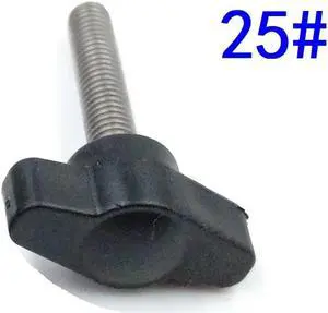 5pcs M5 25# Head Diameter Plum Bakelite Hand Tighten Screw / Butterfly Plastic Head Hand Knob Screw Length:(30mm)