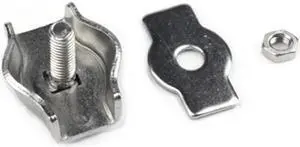 304# Stainless Steel Wire Rope Single Clip Chuck Lock Cable Clamp Fastener Caliper Ful Swivel Clamps(M10      1pcs)