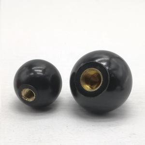 2pcs Plastic Round Handle Ball Knob Machine Tools(M5    OD16mm)