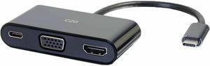 C2g Usb C To Hdmi And Vga Multiport Adapter With Power Delivery