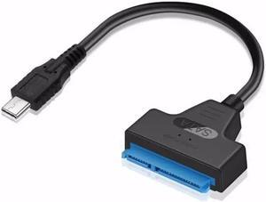 3.0 To SATA Converter Cable Hard Drive Adapter Cable Up To 6 Gbps Supports 2.5 Inch 22 Pin SSD HDD External Hard Drive