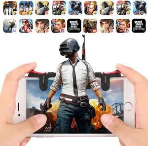 Portable Shooting Controller PUBG Game Trigger, A Pair Of Chicken Sprinting Left And Right Handles