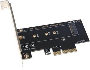 EM2-5001 NVME Adapter Riser Card M.2 to PCI-E 3.0 X4 NVMe M Key SSD Riser Expansion Card Adapter PC Accessories