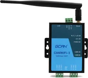 GCAN-211 WLAN/WIFI to CAN-Bus converter,TCP server/client UDP,CAN wireless gateway Ethernet to CAN Wireless repeater