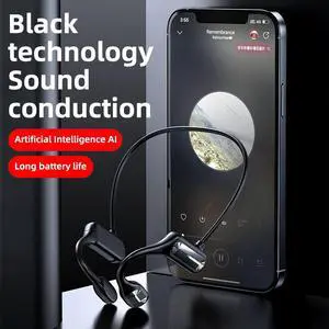 Wireless Headset, Bluetooth 5,0, Bone Conducting Audio Equipment, OpenEAR, Outdoor Sports, Stereo, Waterproof, Microphone